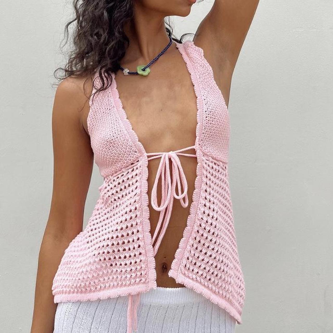 Princess polly crochet top Really cute! Just don’t... Depop