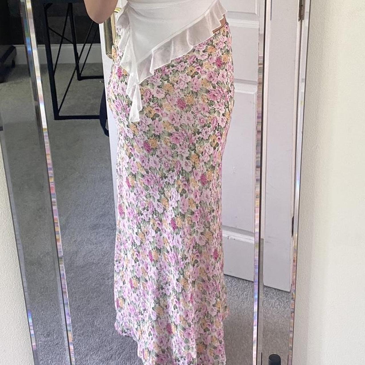 Princess Polly Maxi Skirt Floral Maxi Skirt So... - Depop