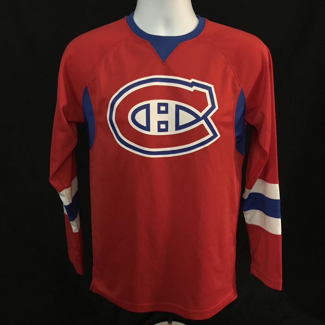 Vintage Hockey Jersey Montreal Canadians Size - Depop