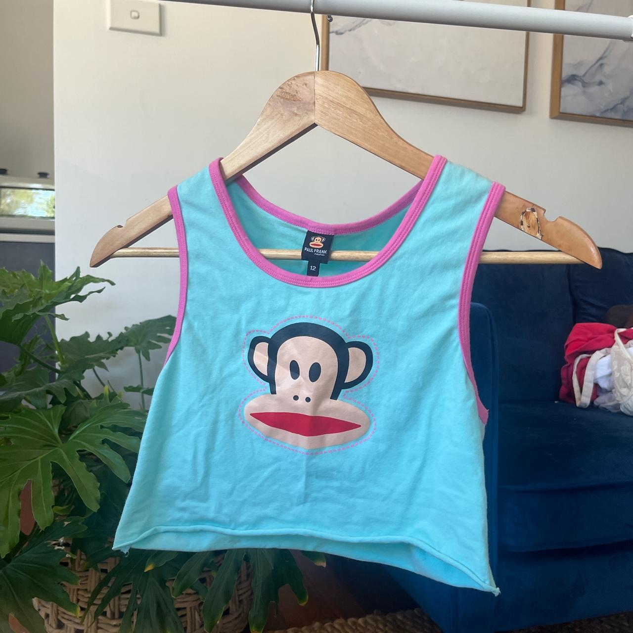 Paul frank crop singlet / tank Best fit size 6-8... - Depop