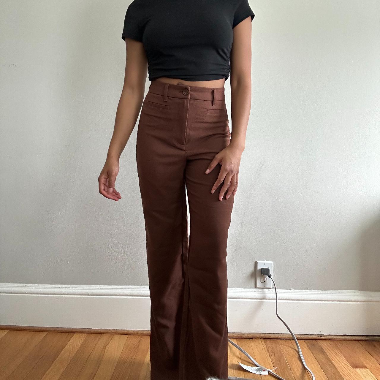 Monki Women's Brown Trousers
