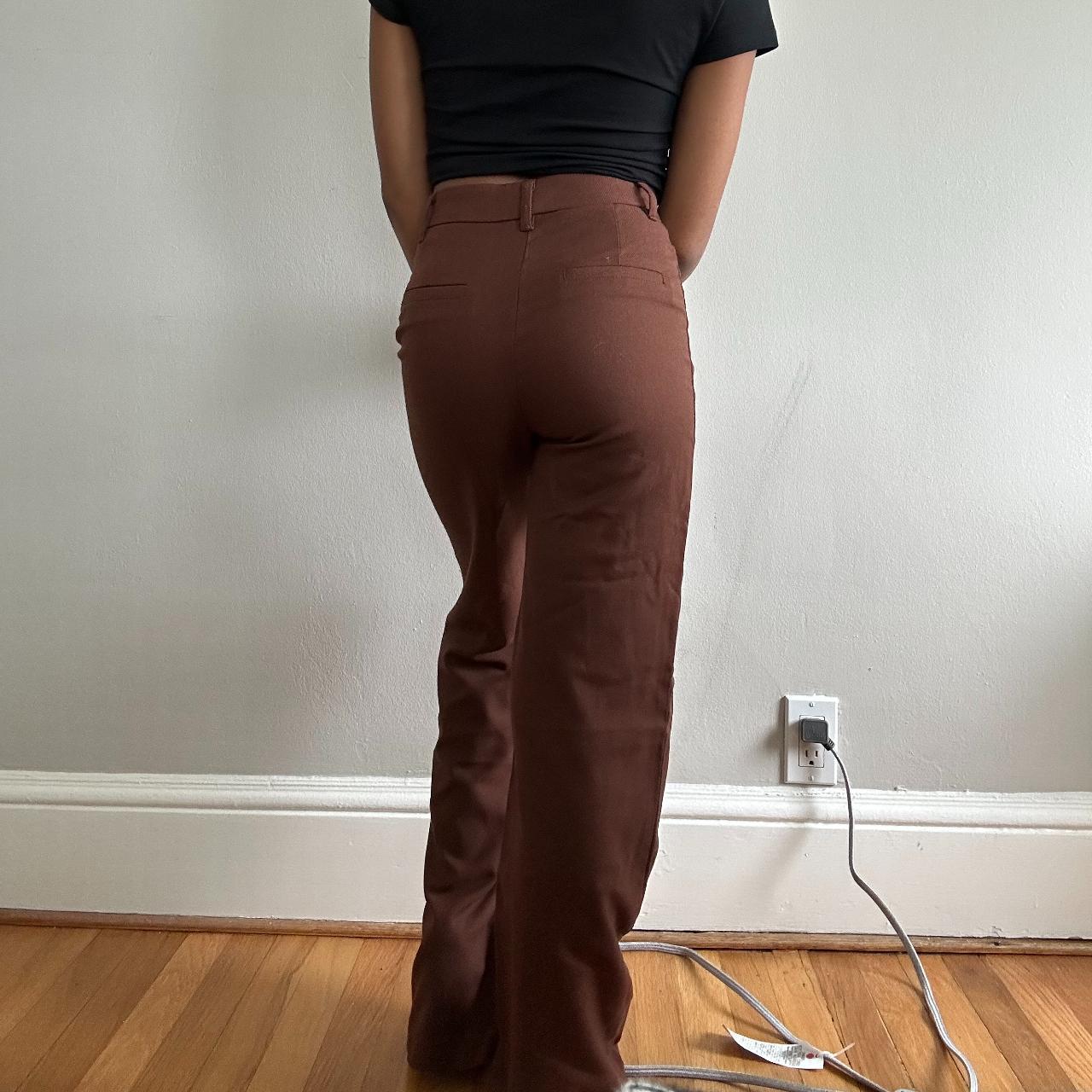 Monki Women's Brown Trousers (3)