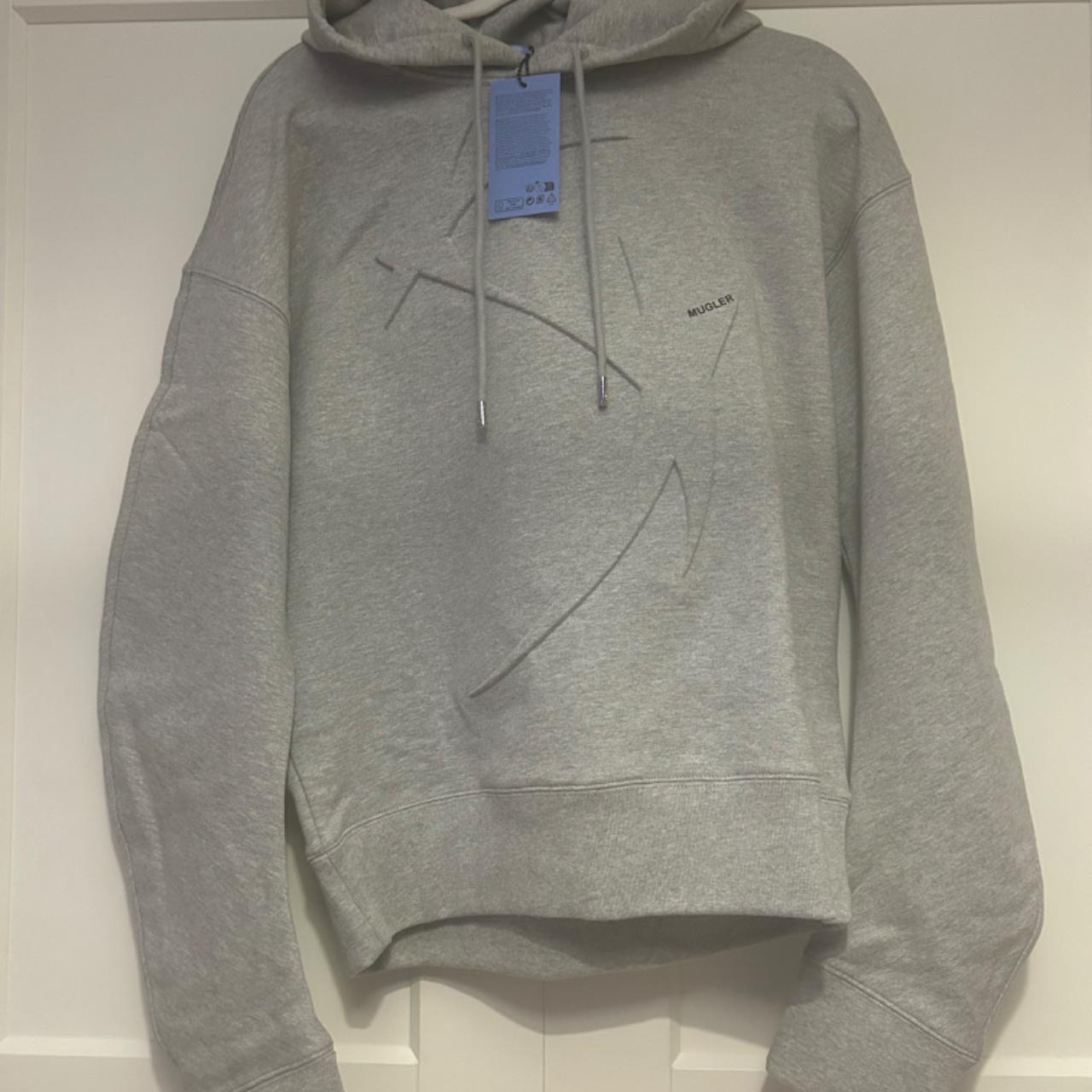 H&M x Mugler hoodie in S sold out online wanting... - Depop