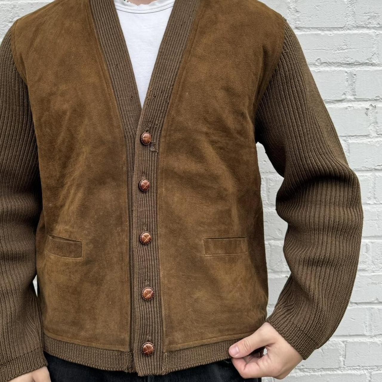 トップス vintage brown faded cardigan Vintage Dark Brown Cardigan Sweater | Urban Outfitters Canada