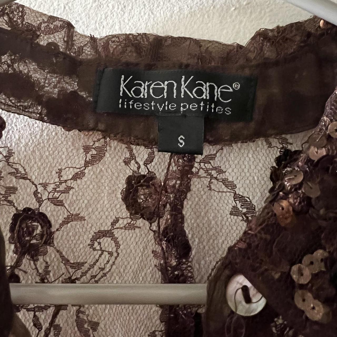 Karen Kane Women's Burgundy Blouse (4)