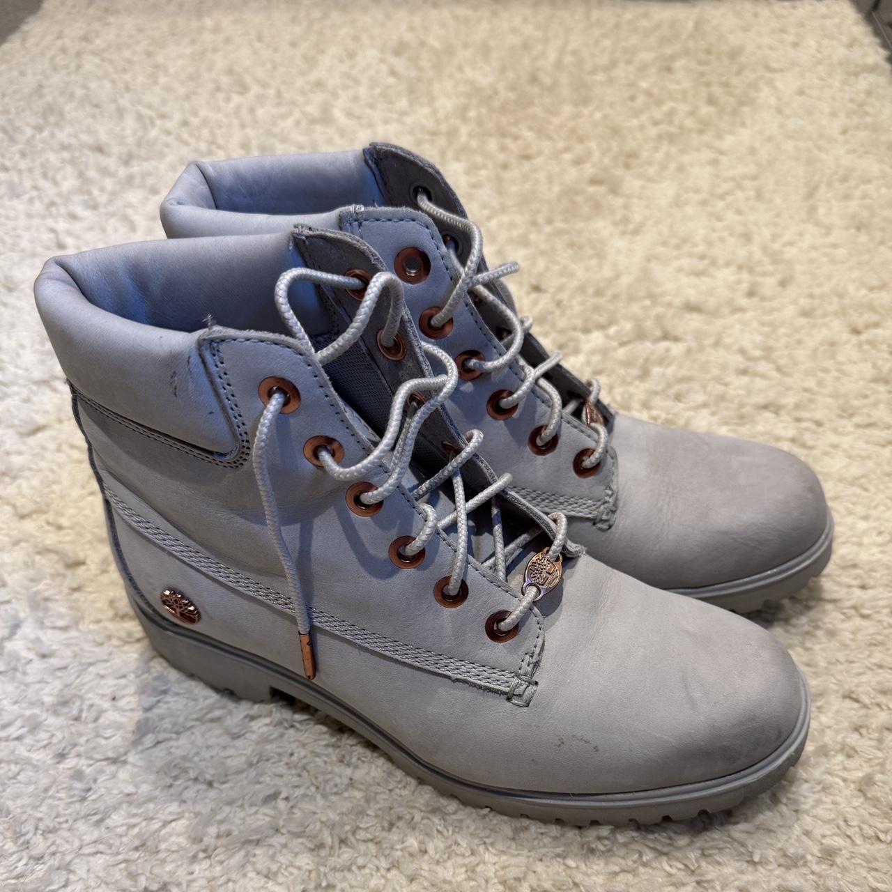 timberland grey sneaker boots