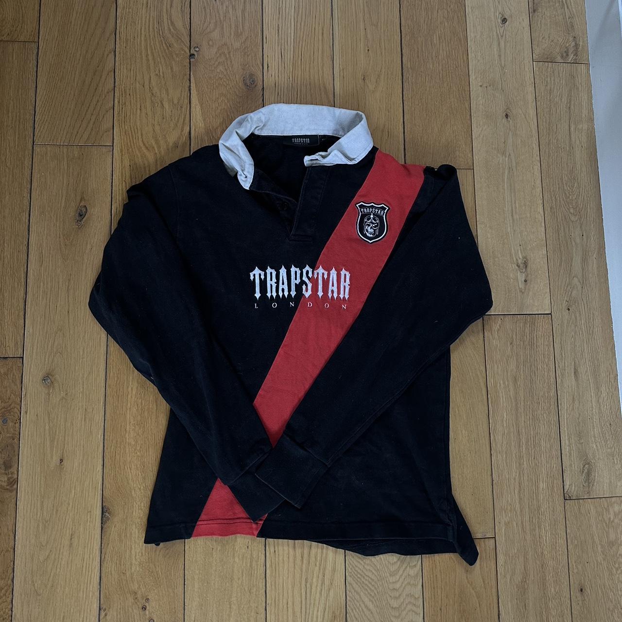Trapstar rugby polo top size medium Depop