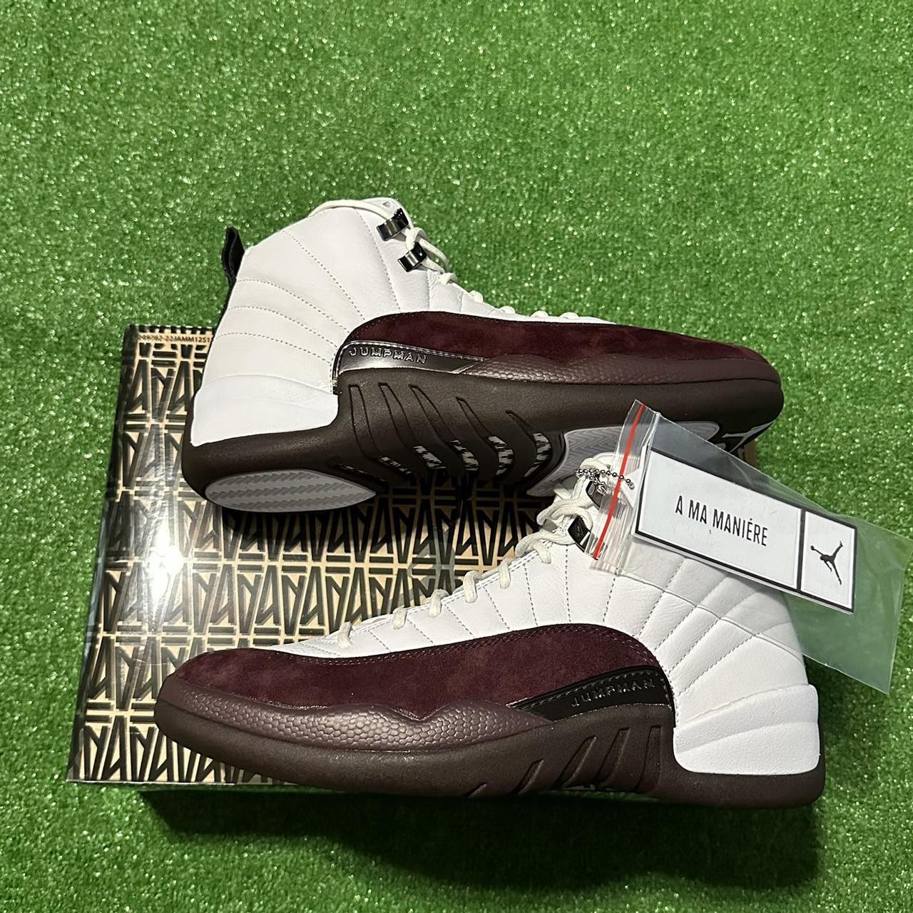 A Ma Maniere Jordan 12 retro white size... - Depop