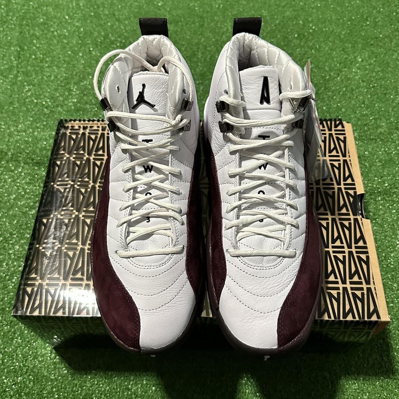 Air jordan 12 on sale burgundy