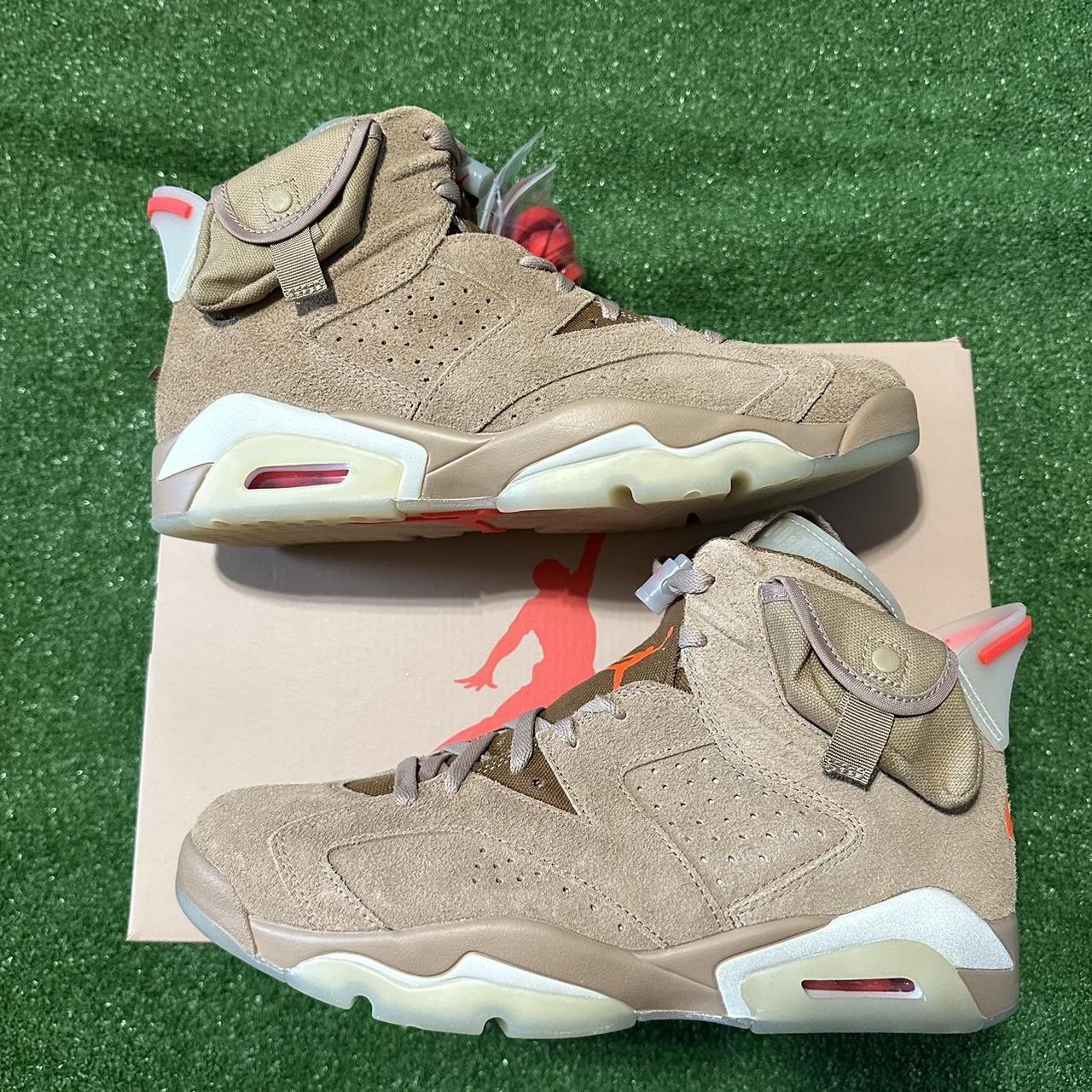 Air Jordan 6 retro Travis Scott British Khaki PRICE... - Depop