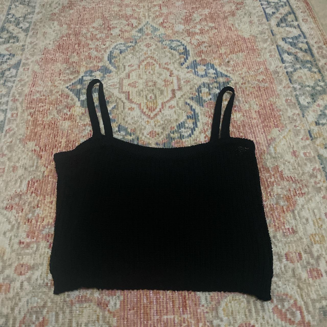 Brandy Melville Women's Black Top | Depop