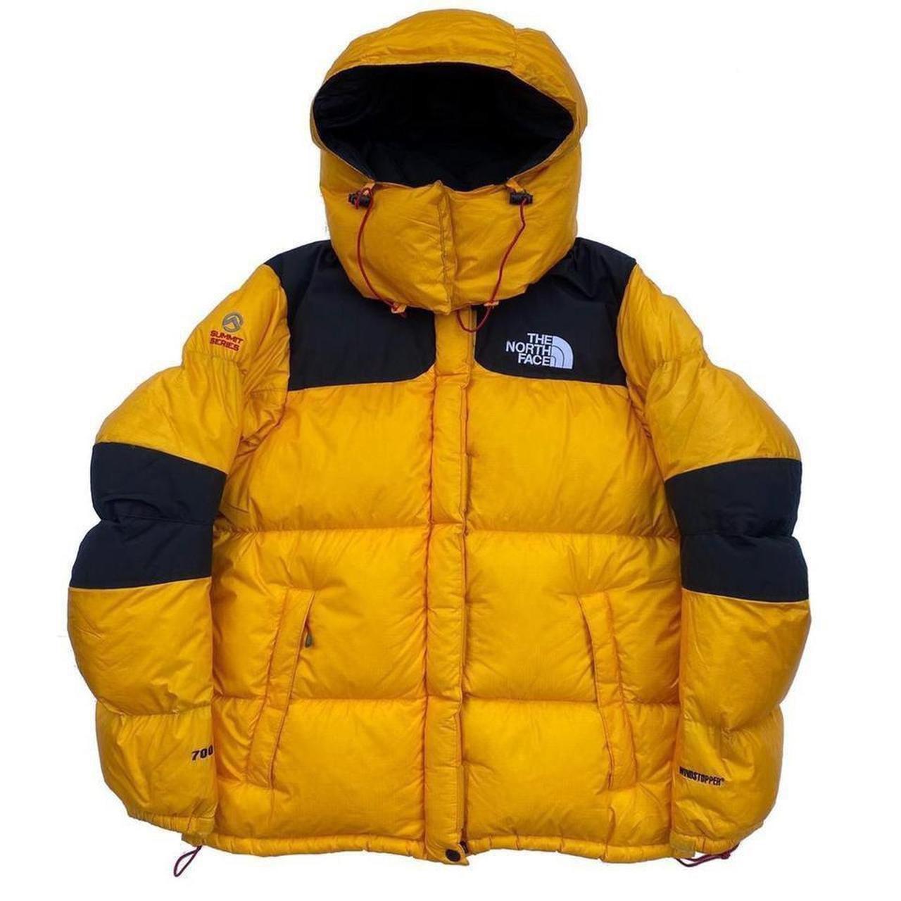 The North Face Men's Yellow Coat | Depop