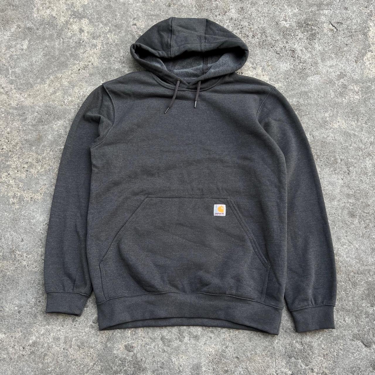 Carhartt Men's Grey Hoodie Depop