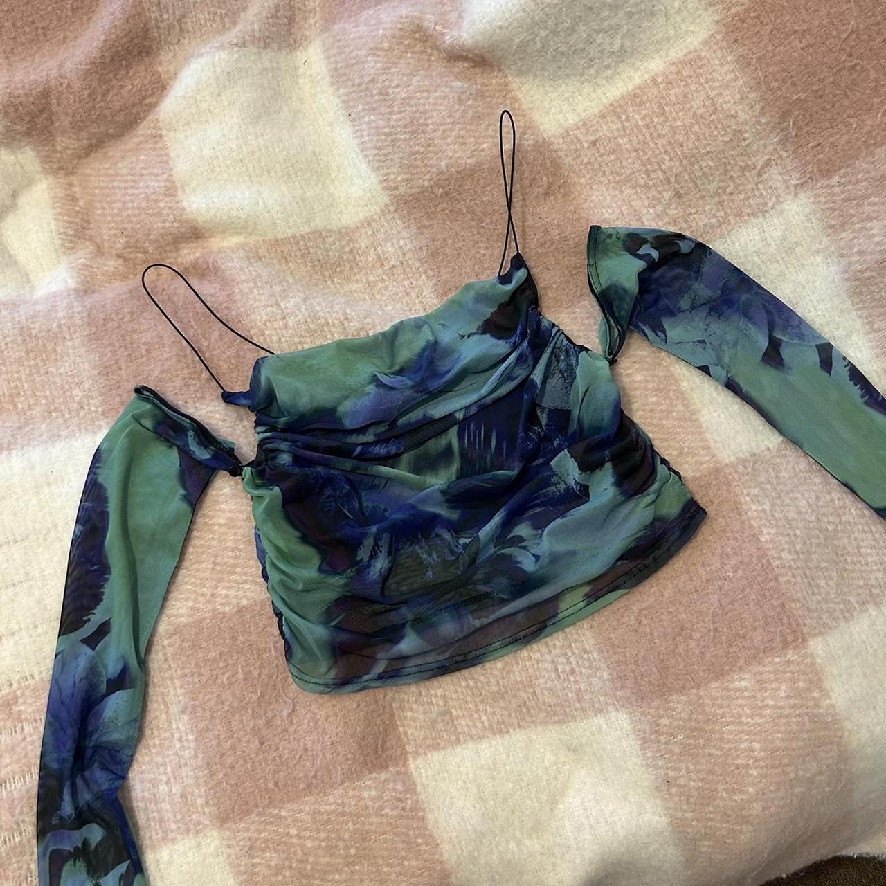 Urban Outfitters mesh top Size L Detachable... Depop