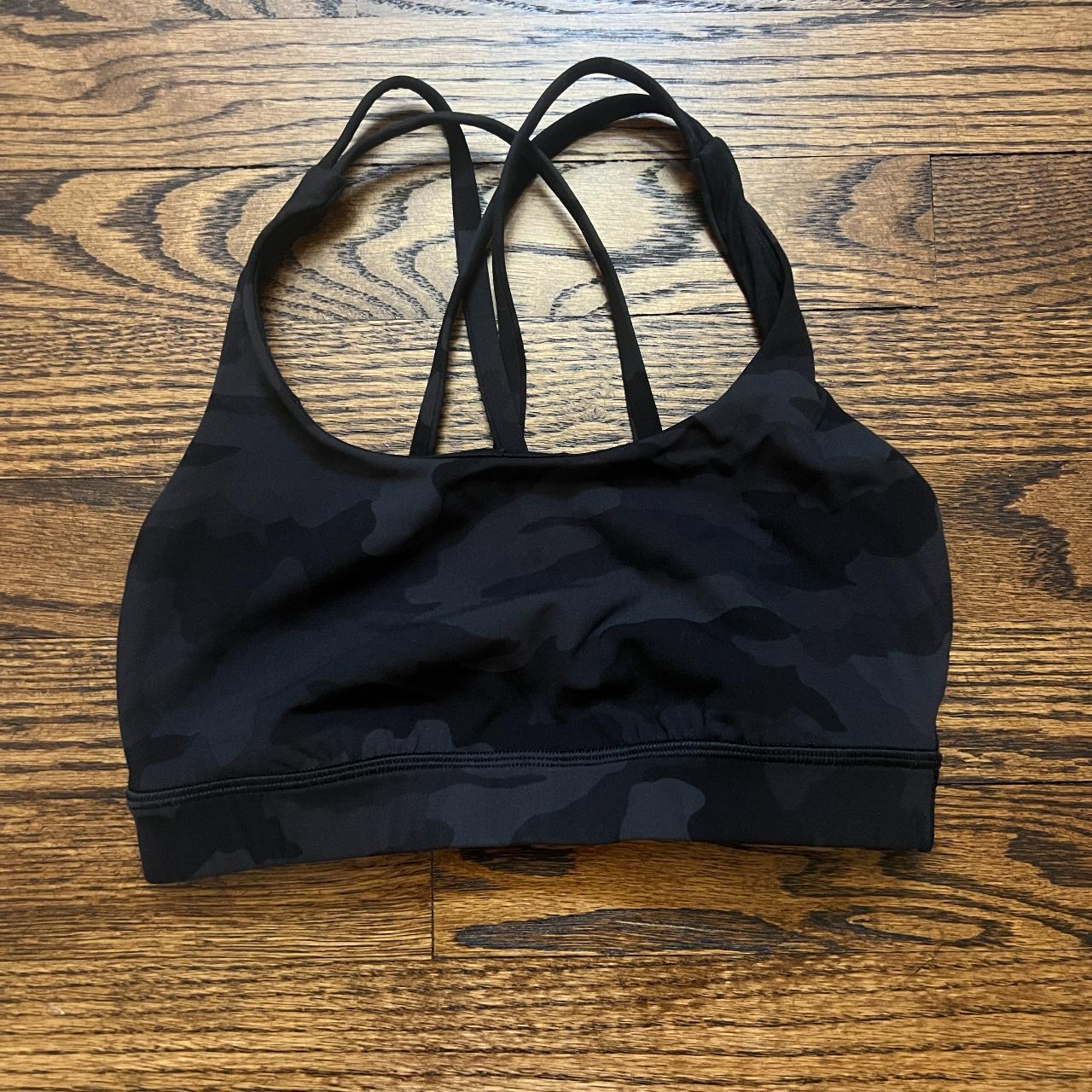 Lululemon Energy Bra Size 8 Color: Incognito Camo - Depop