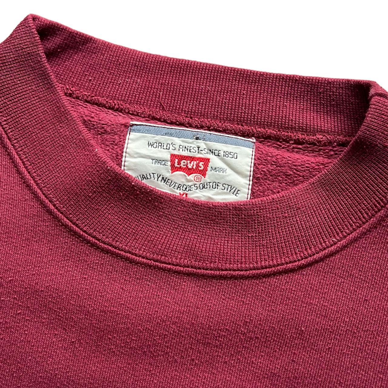 Levi's Men's Burgundy Sweatshirt | Depop