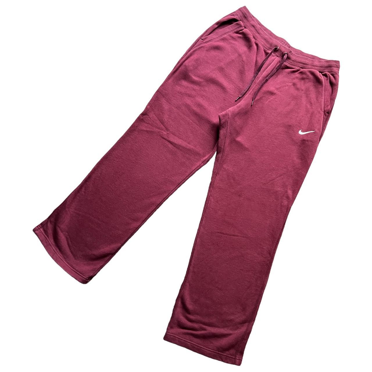 womens burgundy nike tracksuit
