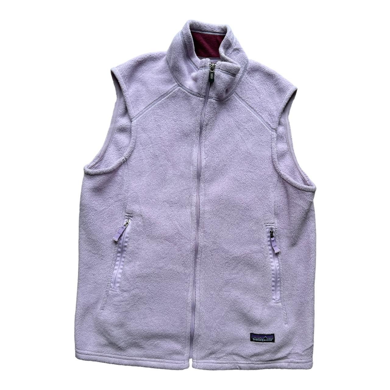 Vintage Patagonia Lavender Purple Fleece Gilet Vest. Depop