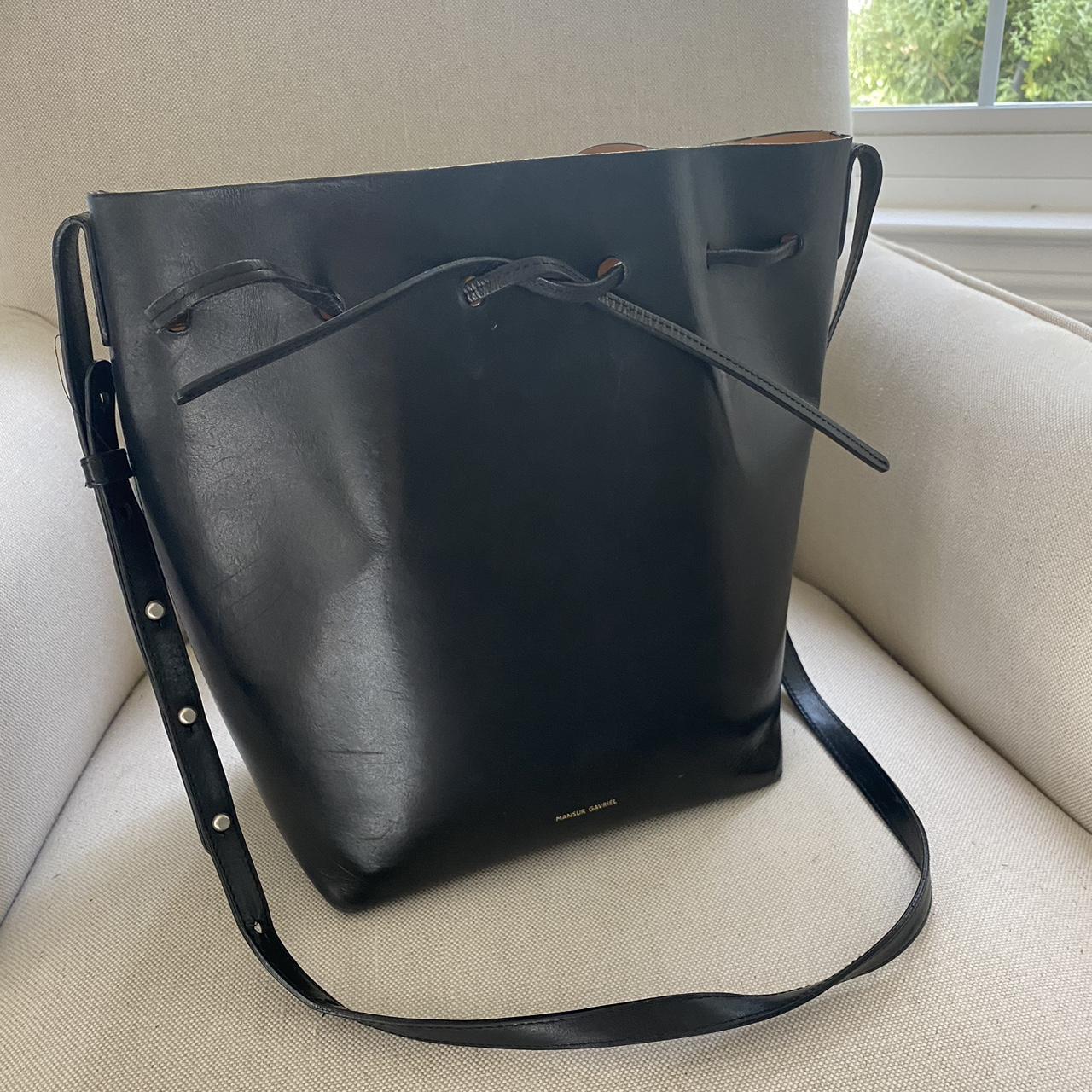 Mansur gavriel bucket bag online with dust bag