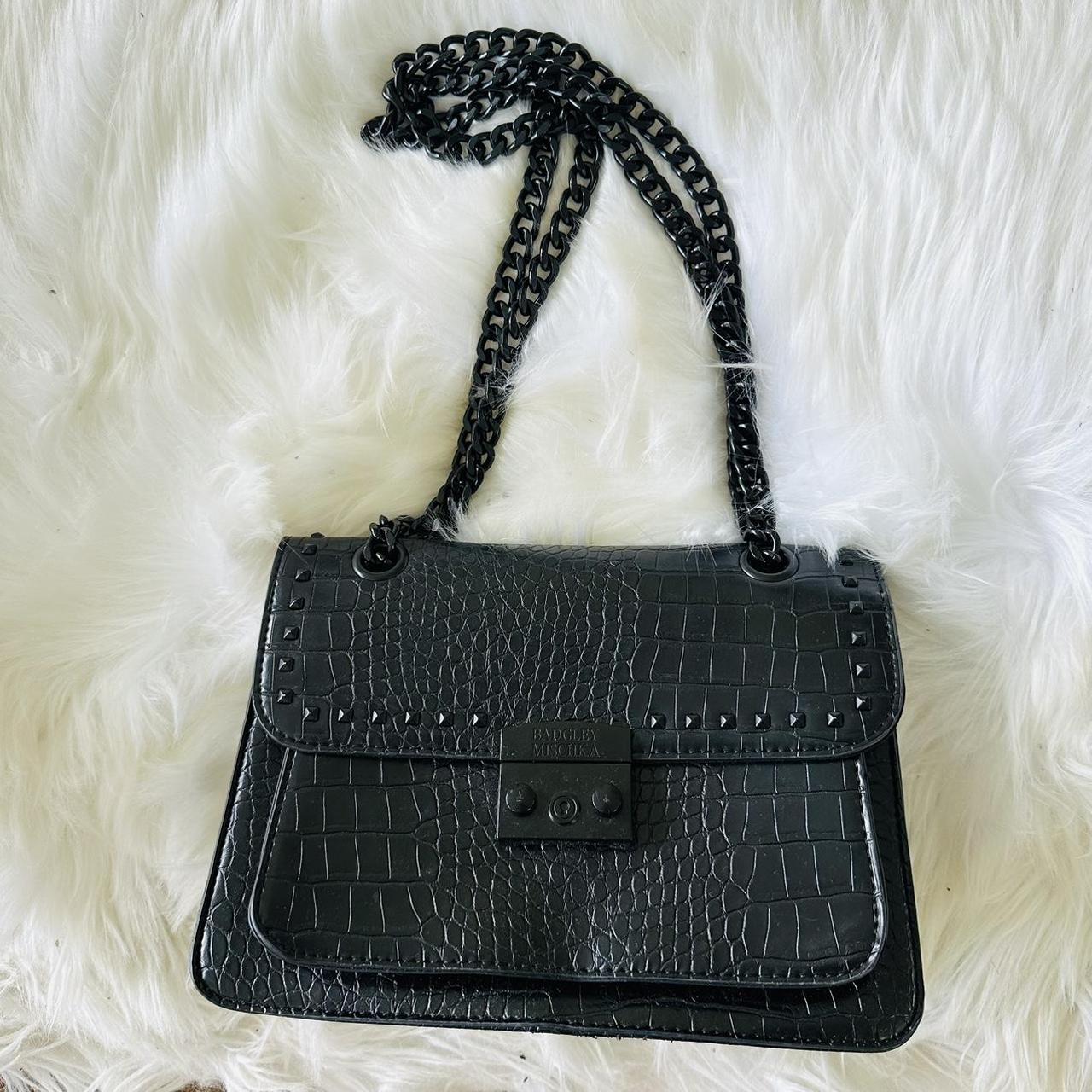 BADGLEY MISCHKA • Black on Black Handbag Heavy duty... - Depop