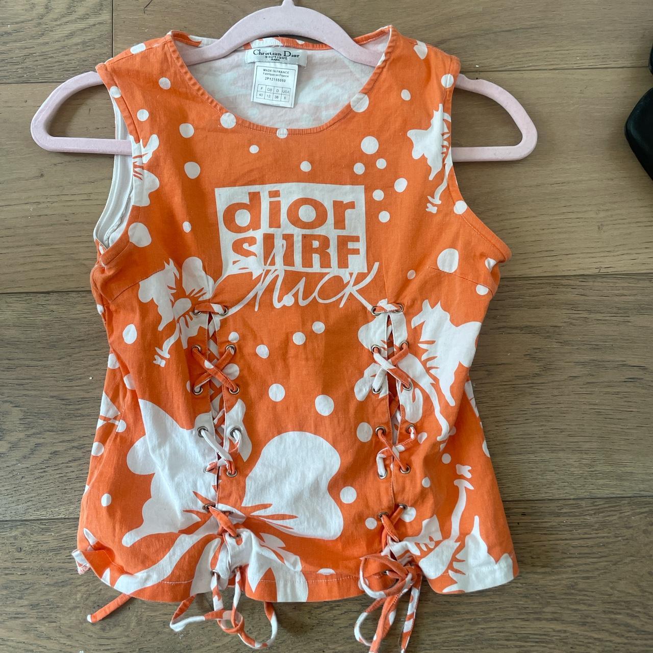 Authentic Christian Dior surf chick top from early | Depop
