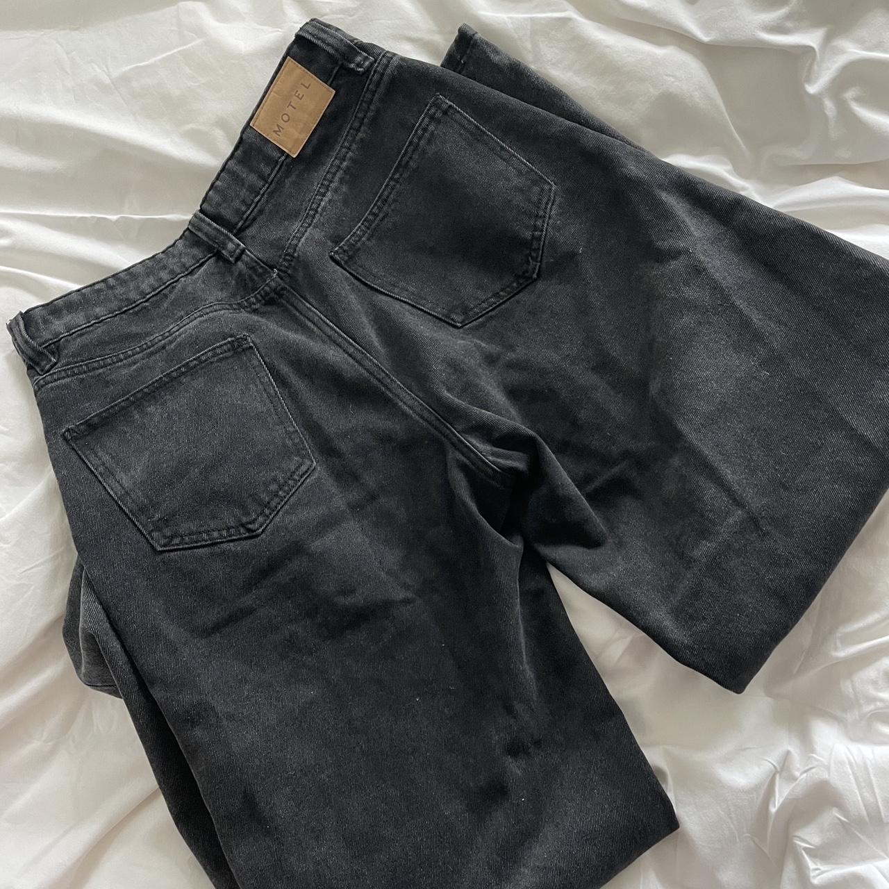 Motel parallel black jeans high waisted Size... - Depop