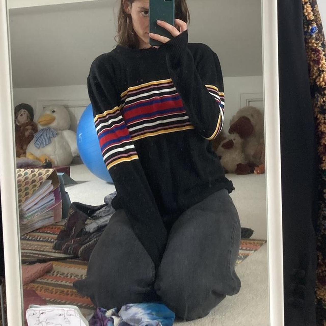 Insane UO striped jumper - Depop