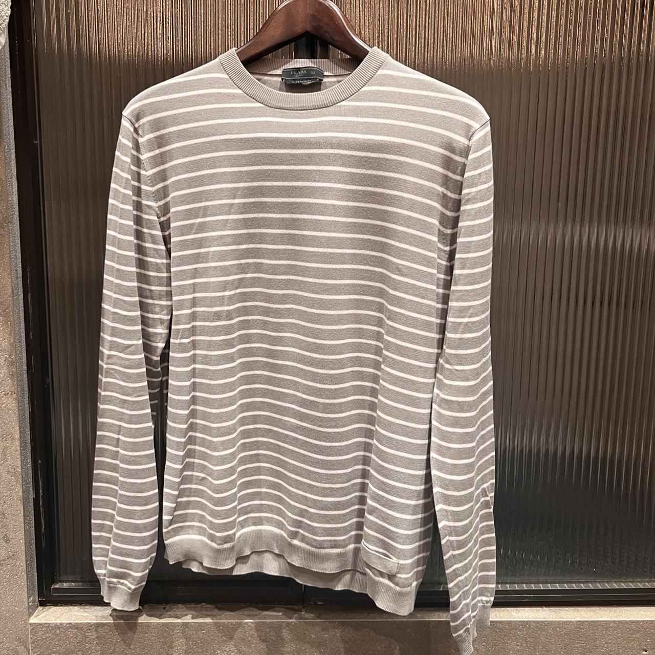 Prada striped sweater best sale