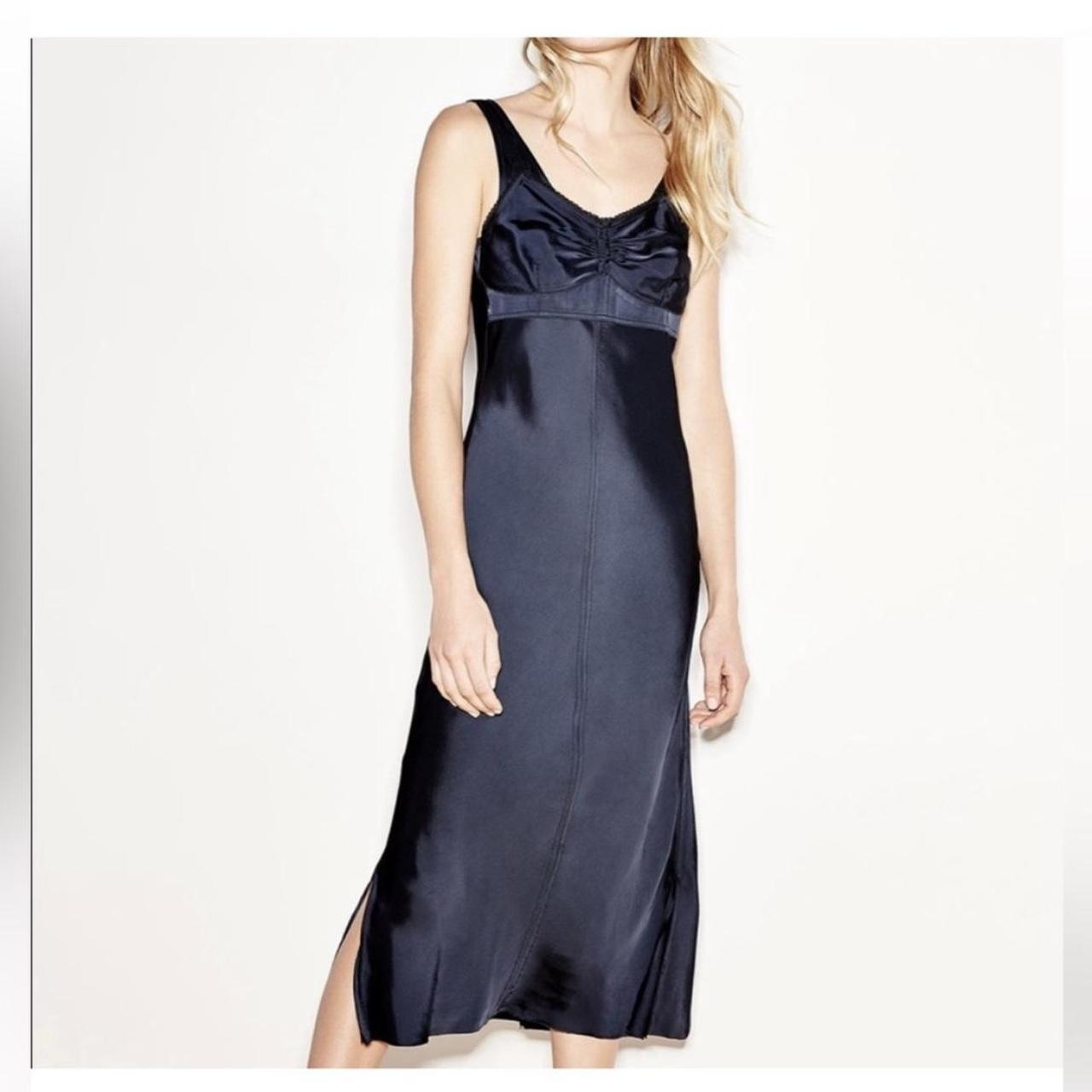 Helmut lang satin dress hotsell