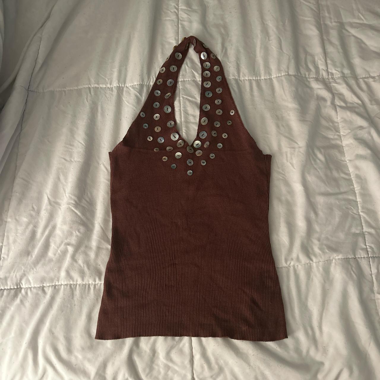 Paloma Wool brown Nerium tank top in size large | Depop
