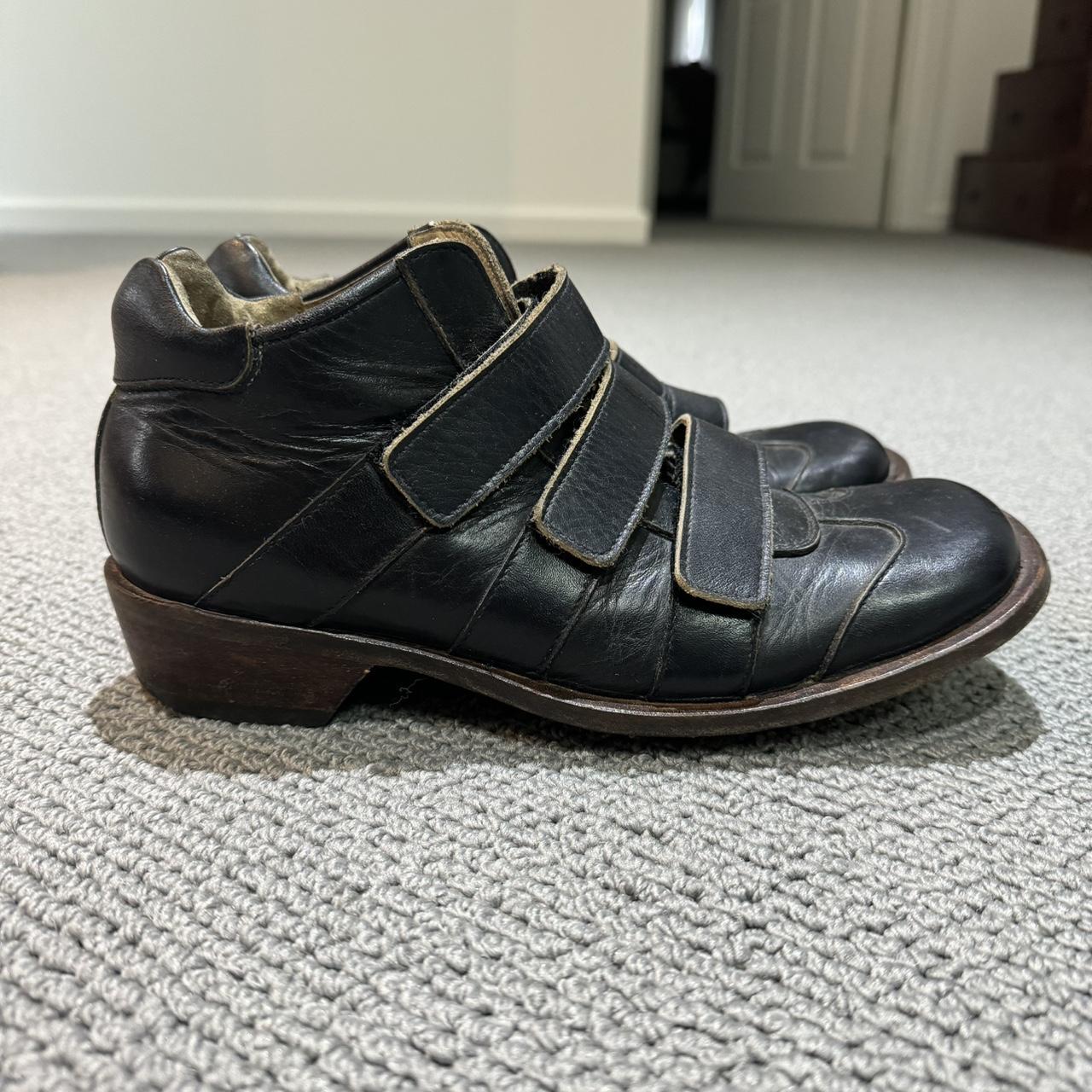 Beauty:Beast Beauty beast Square toe Velcro | Depop