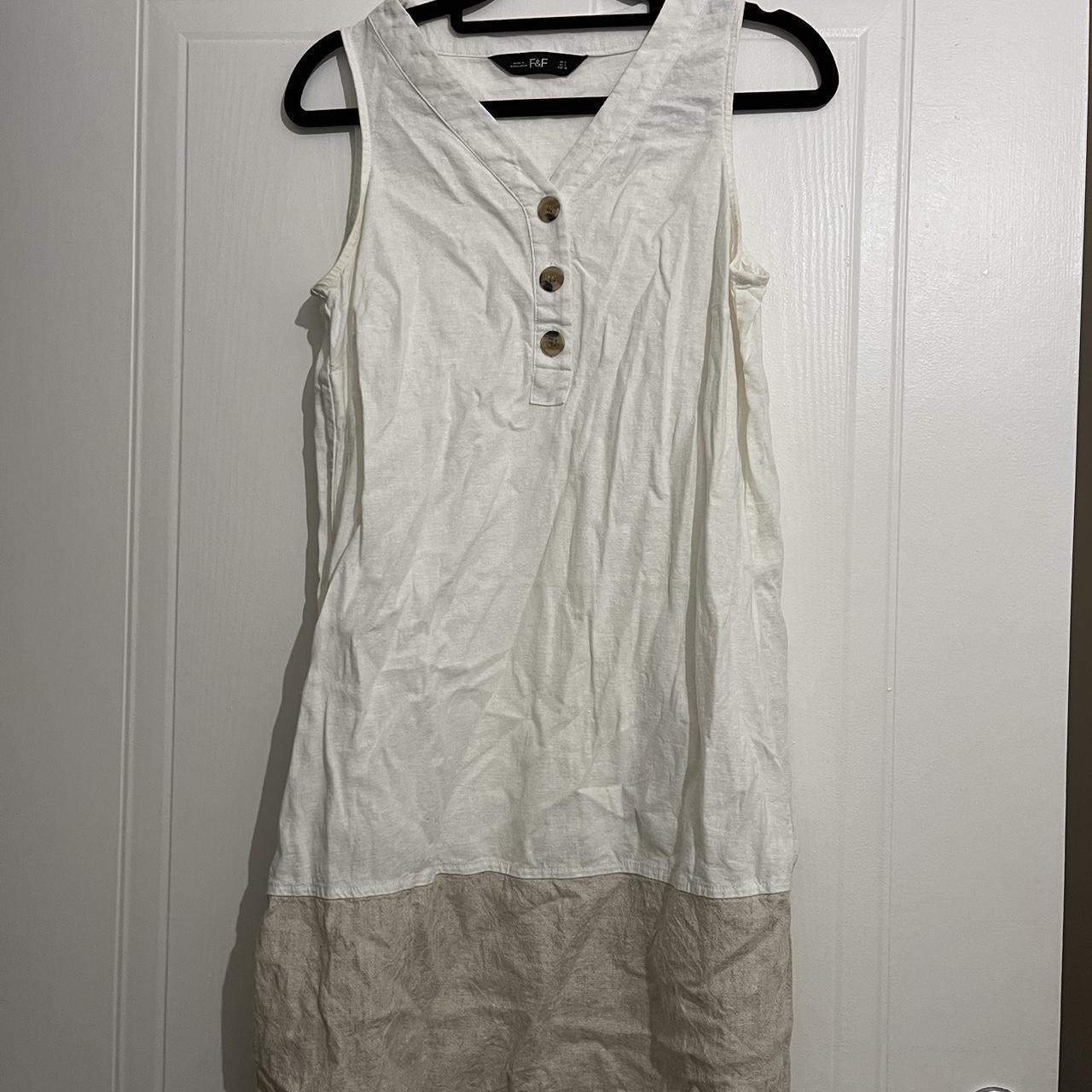 Brand F F Tesco Product Linen dress Colour Depop