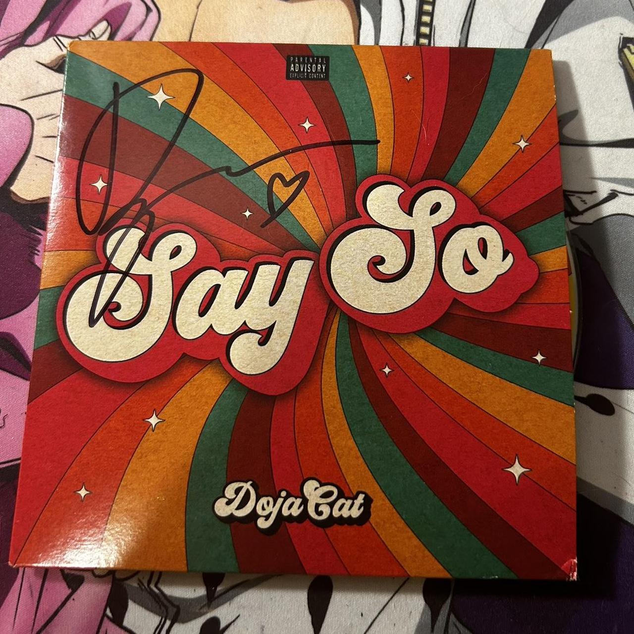 SIGNED DOJA CAT say so CD!! Got off her website when... - Depop