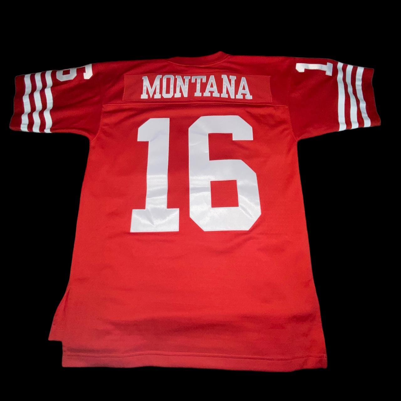 Joe Montana San Francisco 49ers Shirt Mitchell & - Depop