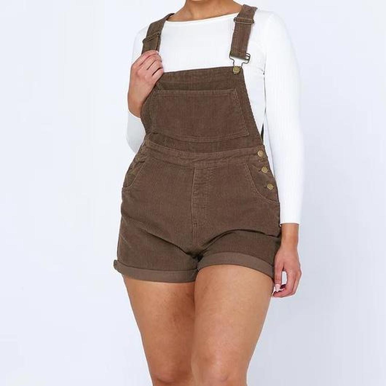 Princess Polly Women's Brown Dungareesoveralls Depop