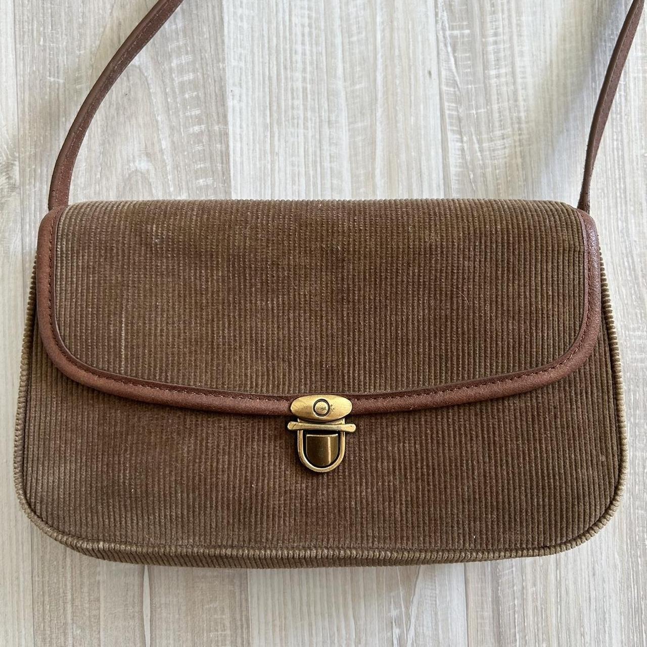 Brandy Melville brown corduroy shoulder bag 👜... Depop