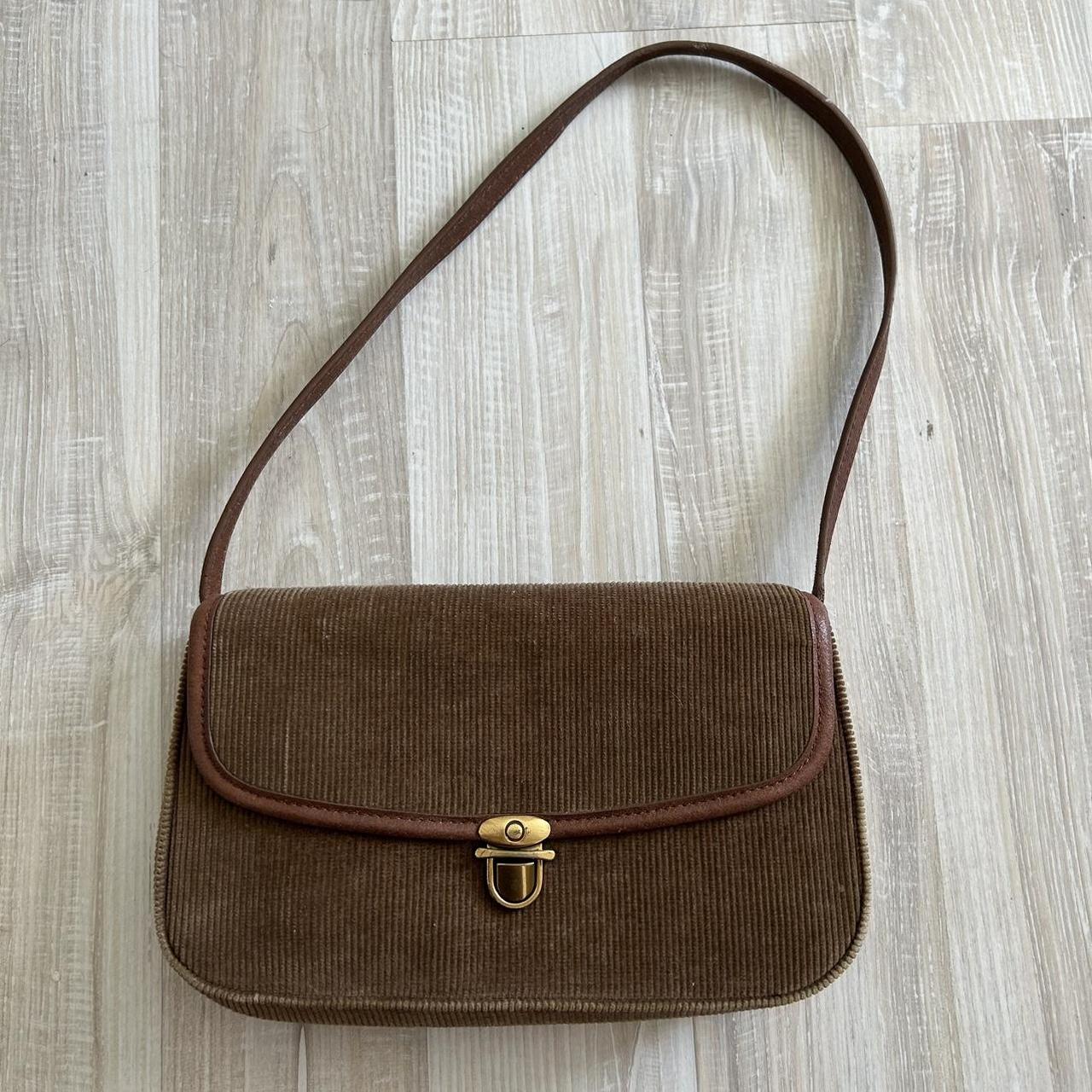 Brandy Melville brown corduroy shoulder bag 👜... Depop