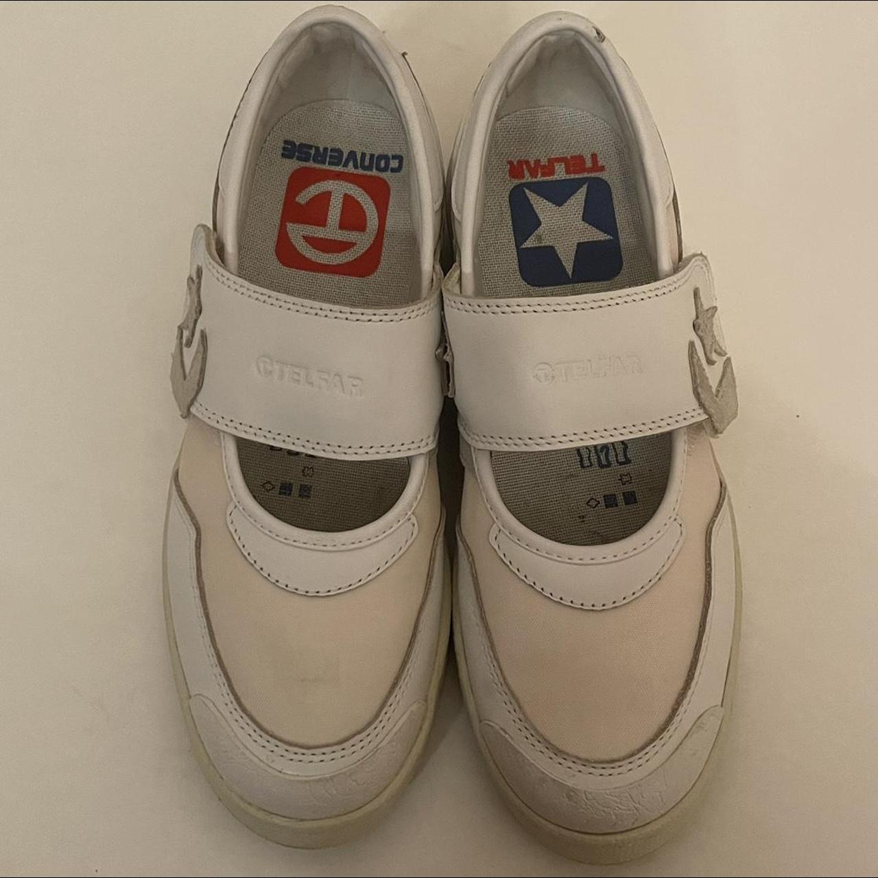 Telfar Women's White and Cream Ballet-shoes | Depop