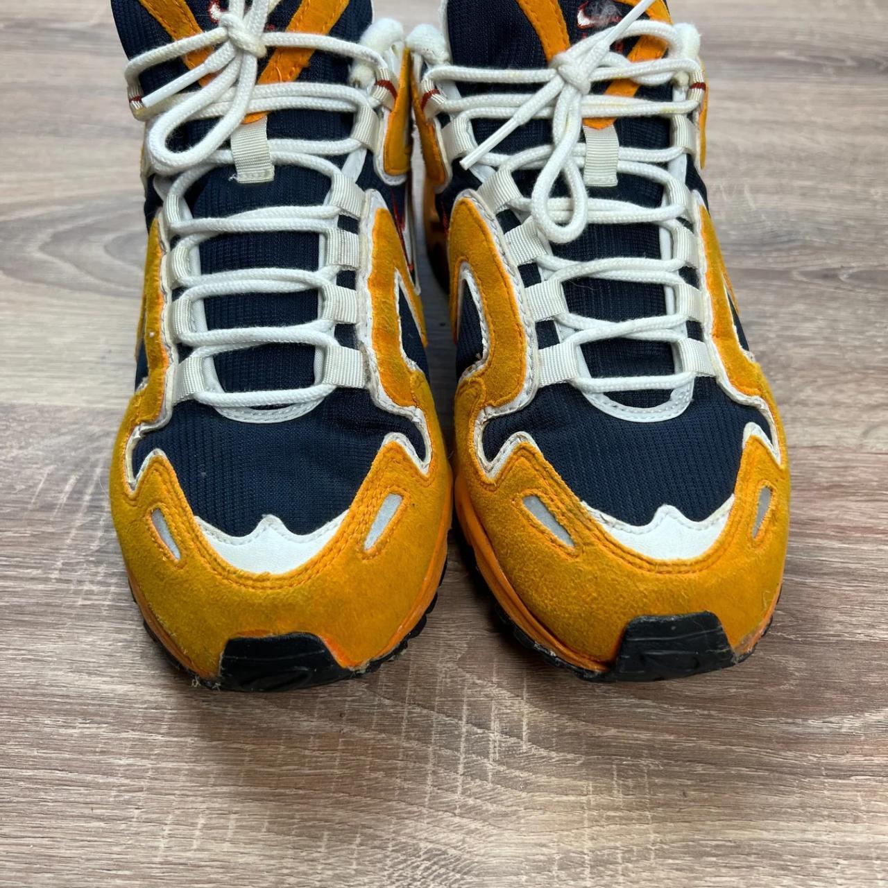Vintage 1998 Orange Nike Air Persues trainers, Depop