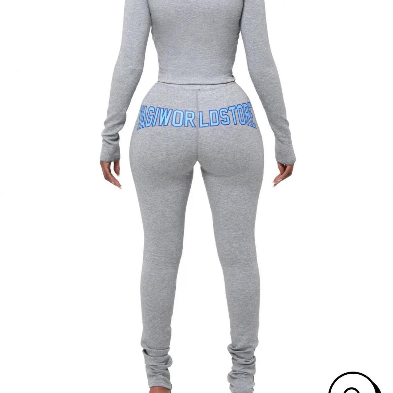 Yagi World Tracksuit Size Medium Stretchy material... Depop