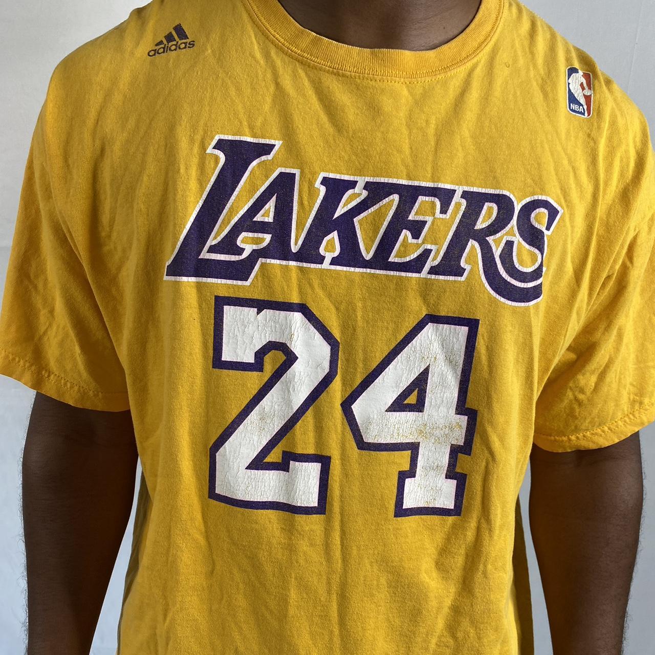 Kobe Bryant Lakers T-shirt Adidas Brand Size: M No - Depop