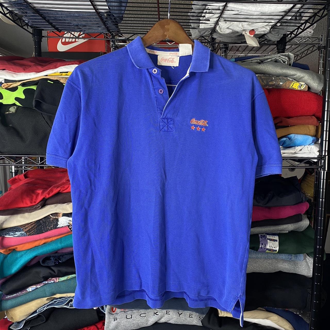 Vintage coca hotsell cola polo shirt