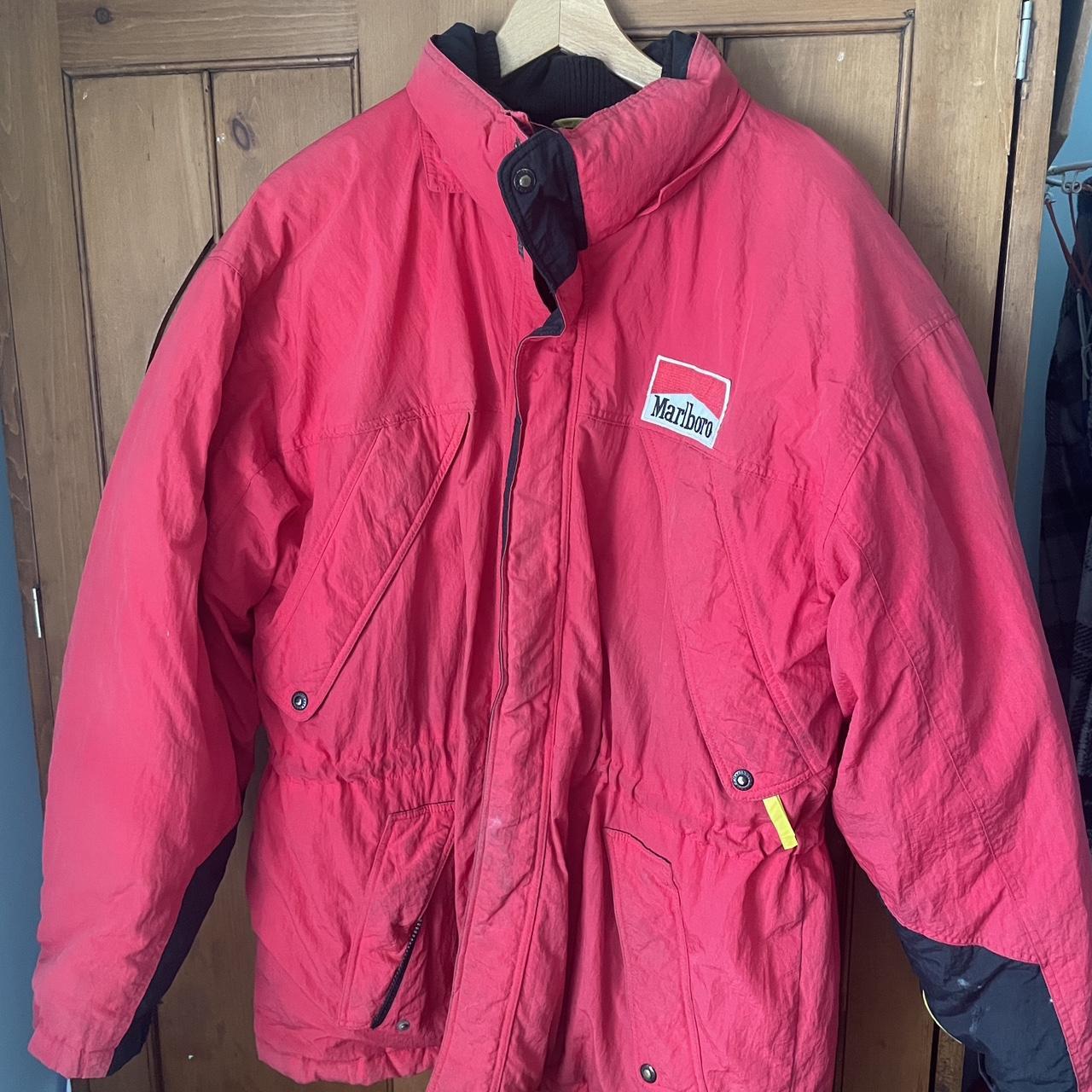 Vintage Marlboro puffer jacket Good condition- as... - Depop