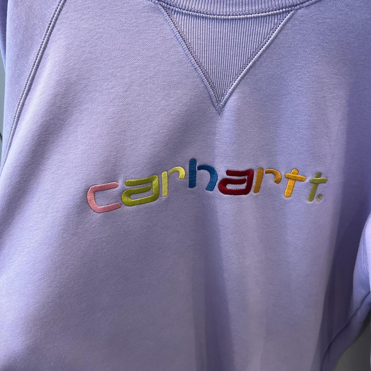 Carhartt WIP x Oi Polloi sweatshirt Lavender. Depop