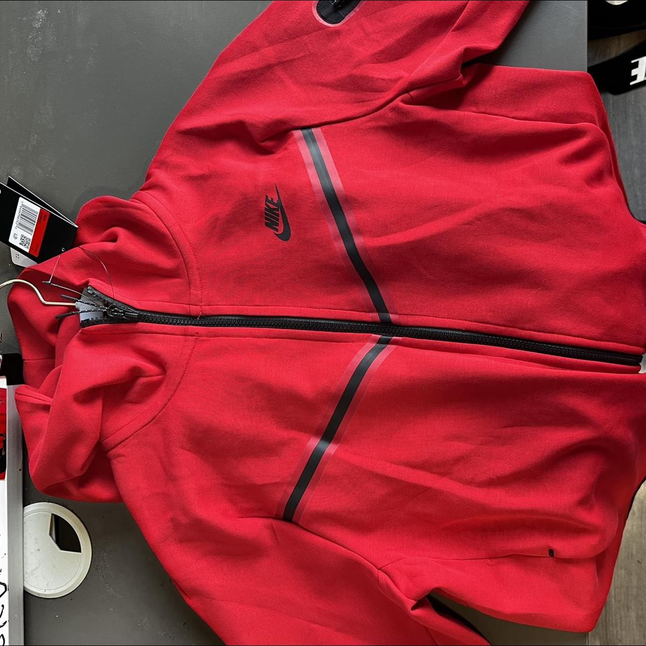 red nike tracksuit men