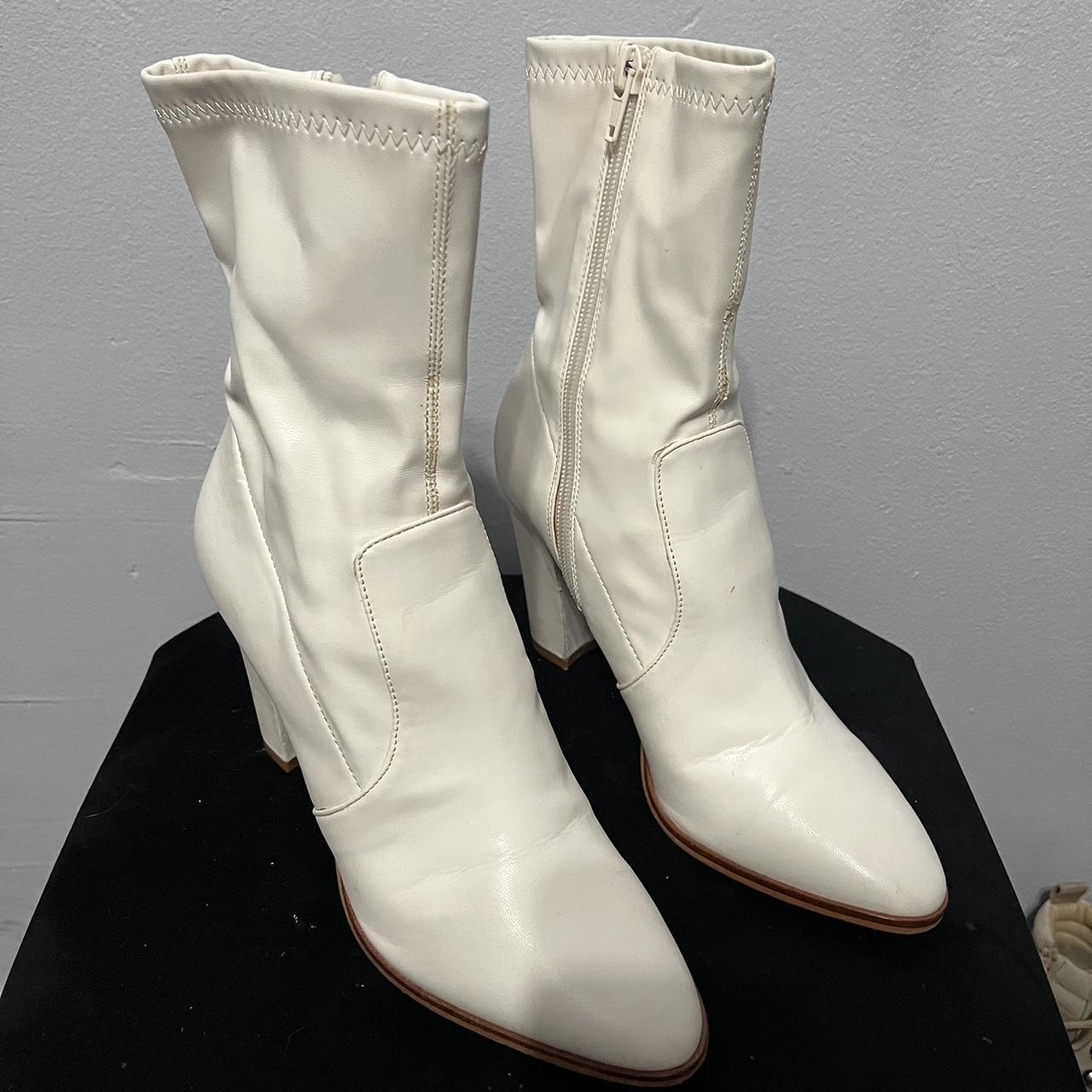 dolce vita white boots