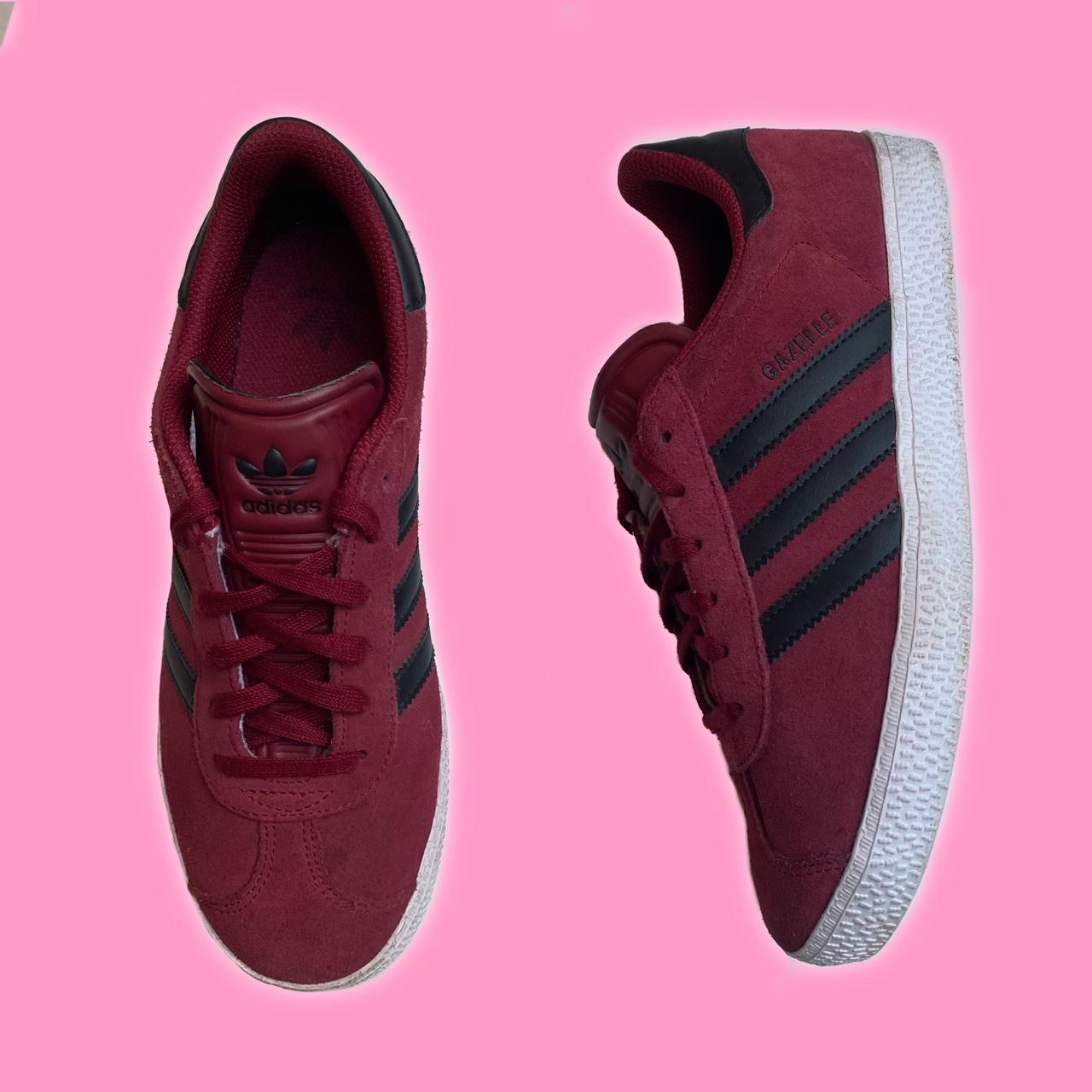 Mens red hot sale gazelle trainers