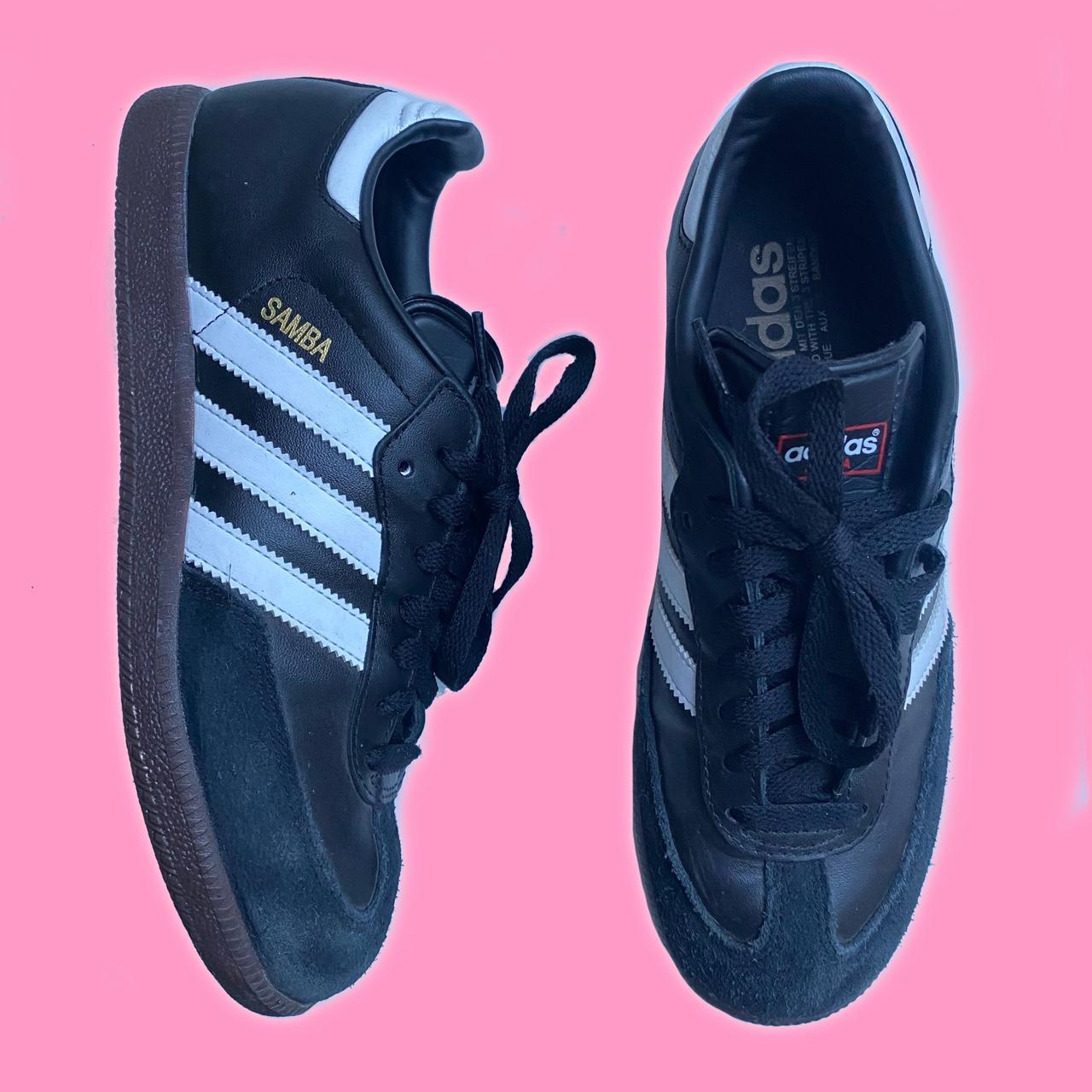 Adidas samba OG trainers Black / white /... - Depop