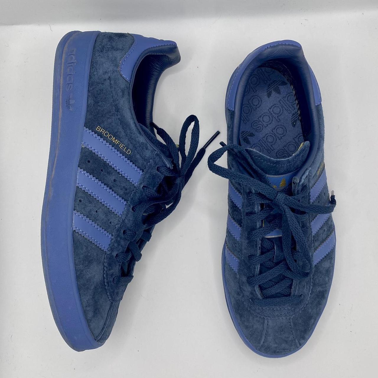 Adidas broomfield trainers Blue suede / blue gum... - Depop