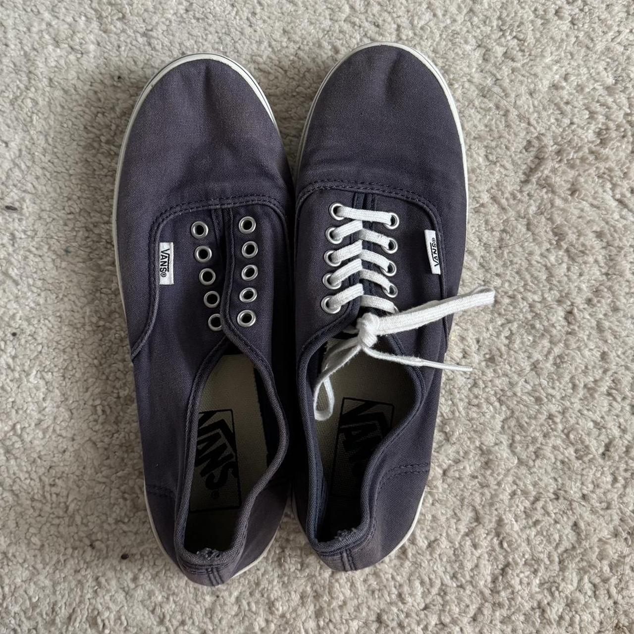 navy low pro vans women s size 7 idk where one of. Depop